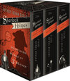 Buchcover Sherlock Holmes - Sämtliche Werke in 3 Bänden (Die Erzählungen I, Die Erzählungen II, Die Romane) (3 Bände im Schuber)