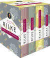Buchcover Rainer Maria Rilke, Werke in vier Bänden (Gedichte I - Gedichte II - Erzählende Prosa - Schriften) (4 Bände im Schuber)