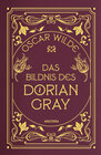 Buchcover Oscar Wilde, Das Bildnis des Dorian Gray. Gebunden In Cabra-Leder mit Goldprägung