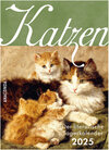 Buchcover Katzen. Der literarische Tageskalender 2025