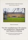 Buchcover Von der sozialistischen Revolution zur praktischen Tagespolitik und Staatsverwaltung