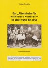 Buchcover Das "Altersheim für heimatlose Ausländer" in Varel 1950-1959