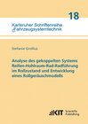 Buchcover Analyse des gekoppelten Systems Reifen-Hohlraum-Rad-Radführung im Rollzustand und Entwicklung eines Rollgeräuschmodells