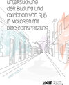 Buchcover Untersuchung der Bildung und Oxidation von Ruß in Motoren mit Direkteinspritzung