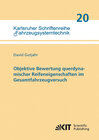 Buchcover Objektive Bewertung querdynamischer Reifeneigenschaften im Gesamtfahrzeugversuch