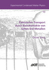 Buchcover Elektrischer Transport durch Nanokontakte von Selten-Erd-Metallen