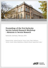 Buchcover Proceedings of the First Karlsruhe Service Summit Workshop - Advances in Service Research, Karlsruhe, Germany, February 
