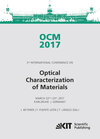 Buchcover OCM 2017 - Optical Characterization of Materials - conference proceedings