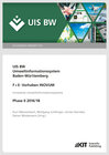 Buchcover UIS BW, Umweltinformationssystem Baden-Württemberg, F+E-Vorhaben INOVUM, Innovative Umweltinformationssysteme. Phase II 