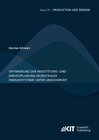 Buchcover Optimierung der Investitions- und Einsatzplanung dezentraler Energiesysteme unter Unsicherheit