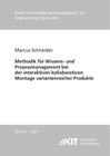 Buchcover Methodik für Wissens- und Prozessmanagement bei der interaktiven kollaborativen Montage variantenreicher Produkte