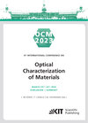 Buchcover OCM 2023 - 6th International Conference on Optical Characterization of Materials, March 22nd – 23rd, 2023, Karlsruhe, Ge