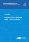 Buchcover High-Precision Automotive Radar Target Simulation