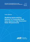 Buchcover Modeling Backscattering Behavior of Vulnerable Road Users Based on High-Resolution Radar Measurements