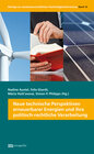 Buchcover Neue technische Perspektiven erneuerbarer Energien und ihre politisch-rechtliche Verarbeitung