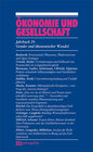 Buchcover Ökonomie und Gesellschaft / Gender und ökonomischer Wandel
