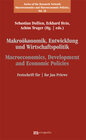 Buchcover Makroökonomik, Entwicklung und Wirtschaftspolitik / Macroeconomics, Development und Economic Policies