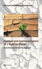 Buchcover Content and Implementation of a Right to Water