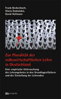 Buchcover Zur Pluralität der volkswirtschaftlichen Lehre in Deutschland