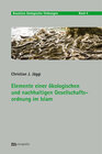 Buchcover Elemente einer ökologischen und nachhaltigen Gesellschaftsordnung im Islam