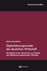 Buchcover Digitalisierungsmuster der deutschen Wirtschaft