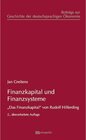 Buchcover Finanzkapital und Finanzsysteme