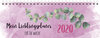 Buchcover Tischquerkalender Lieblingsplaner 2020
