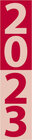 Buchcover Streifenplaner Mini Rot 2023