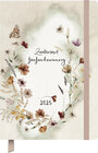 Buchcover Terminkalender Classic Timer Zarte Blüten 2025