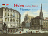 Buchcover Wien in alten Bildern / Vienna in old pictures