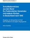 Buchcover Schuldbekenntnisse aus dem Bund Ev.-Freikirchlicher Gemeinden und anderen Kirchen in Deutschland nach 1945