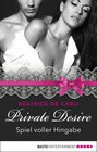 Buchcover Private Desire - Spiel voller Hingabe