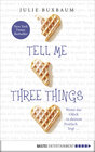 Buchcover Tell me three things