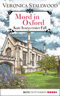 Buchcover Mord in Oxford
