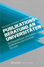 Buchcover Publikationsberatung an Universitäten