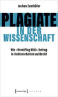 Buchcover Plagiate in der Wissenschaft