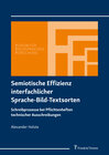 Buchcover Semiotische Effizienz interfachlicher Sprache-Bild-Textsorten