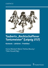 Buchcover Tauberts „Rechtschaffener Tantzmeister“ (Leipzig 1717)