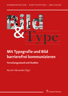 Buchcover Mit Typografie und Bild barrierefrei kommunizieren