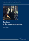 Buchcover Don Juan in der russischen Literatur