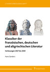 Buchcover Klassiker der französischen, deutschen und altgriechischen Literatur