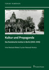 Buchcover Kultur und Propaganda