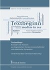 Buchcover Textanfänge