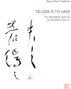 Buchcover To lose is to have