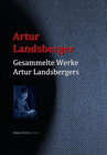 Buchcover Gesammelte Werke Artur Landsbergers
