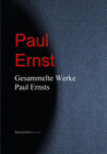 Buchcover Gesammelte Werke Paul Ernsts