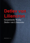Buchcover Gesammelte Werke Detlev von Liliencrons