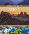 Buchcover 100 Highlights Alpen