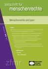 Buchcover Menschenrechte und Sport