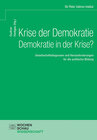 Buchcover Krise der Demokratie - Demokratie in der Krise?